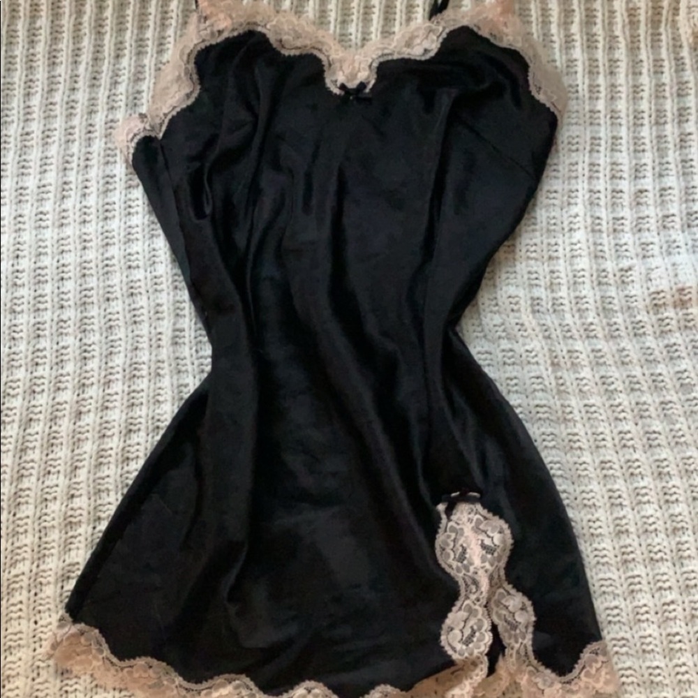 Pink place slip dress